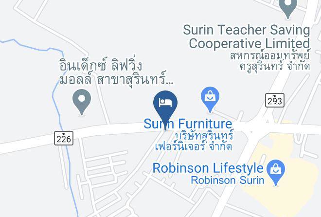 Amphoe Mueang Surin - The Phant Hotel Maps