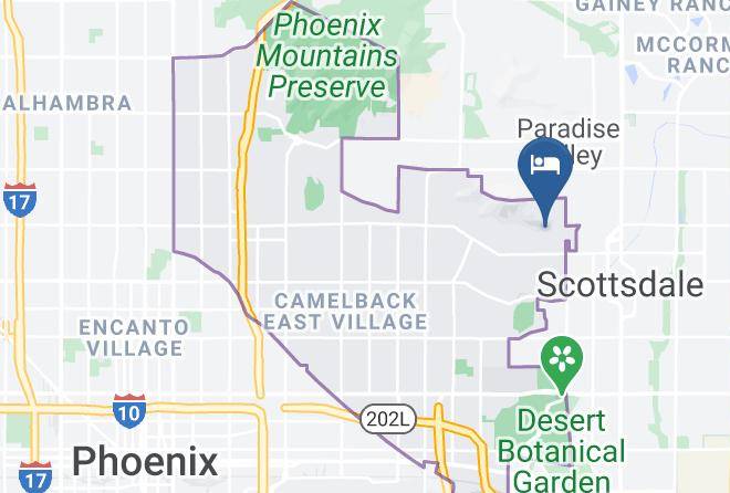 Maricopa - The Phoenician A Luxury Collection Resort Scottsdale Maps