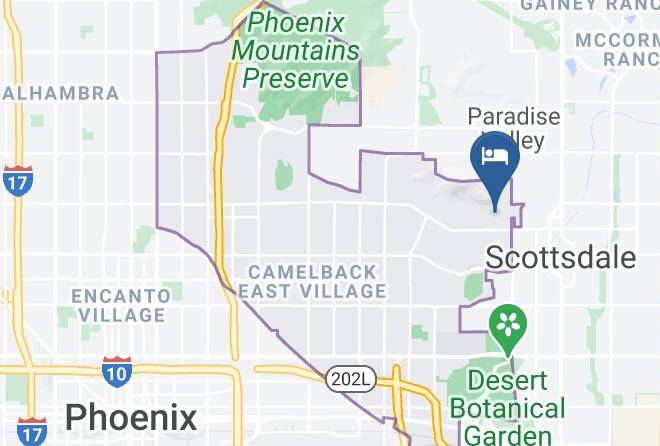 Maricopa - The Phoenician Spa Maps
