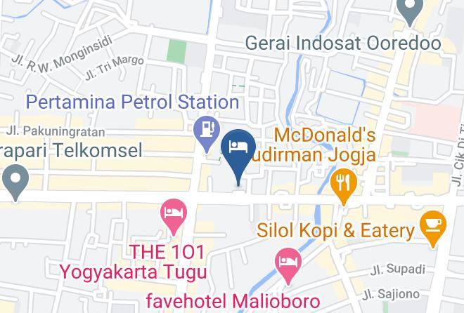 Kota Yogyakarta - The Phoenix Hotel Yogyakarta Mgallery Collection Maps