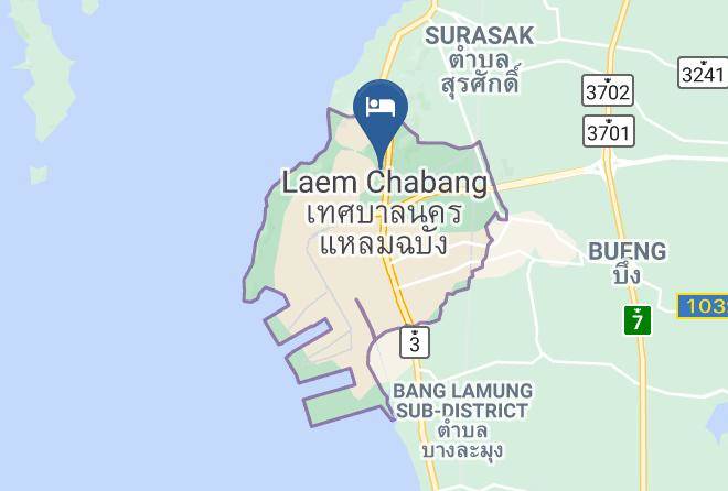 Si Racha District - The Piano Condo Maps