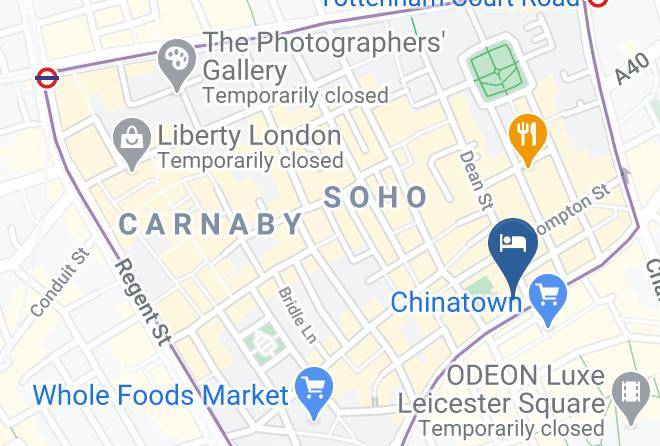 London - The Piccadilly London West End Maps