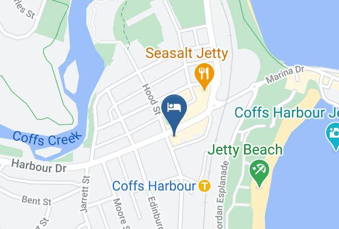 Coffs Harbour - The Pier Hotel Maps