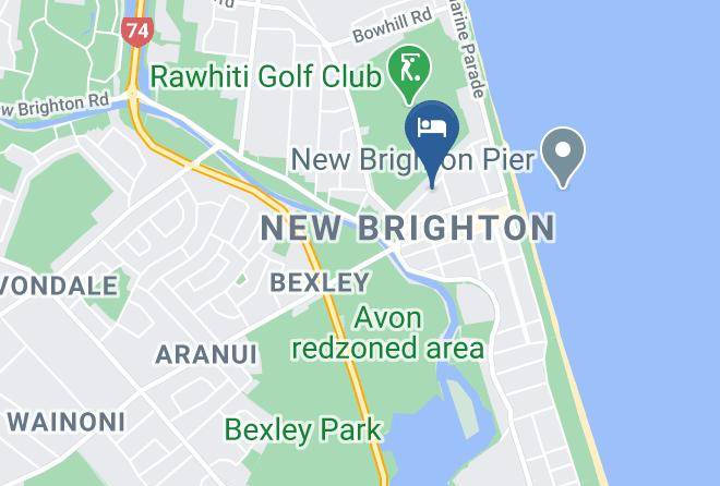 Christchurch - The Pier Lodge And Museum Maps