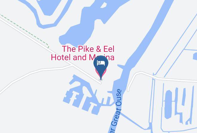 Cambridgeshire - The Pike & Eel Hotel And Marina Maps