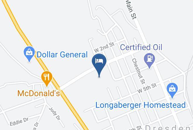 Muskingum - The Pines Of Dresden Bed And Breakfast Maps