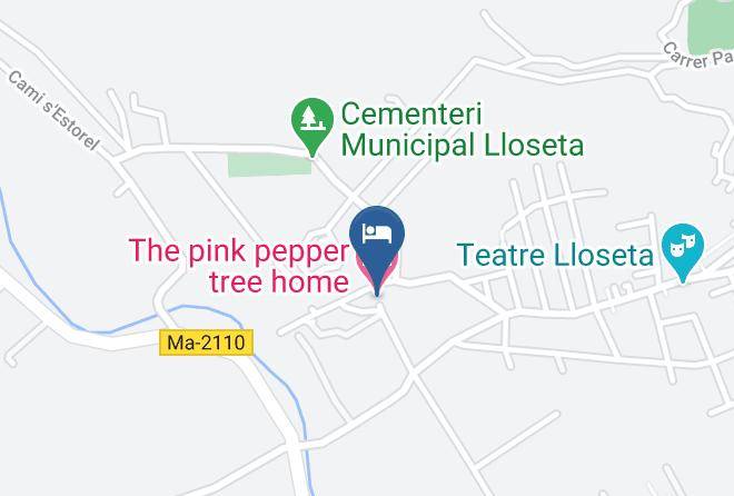 Baleares - The Pink Pepper Tree Home Hotel Maps