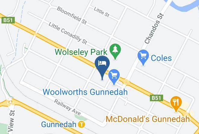 Gunnedah - The Plains Motor Inn Maps
