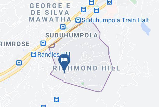 Kandy - The Planter's Bungalow Maps
