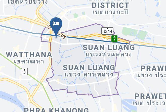 Suan Luang District - The Platinum Suite Maps
