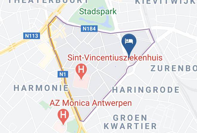 Antwerp - The Plaza Hotel Maps