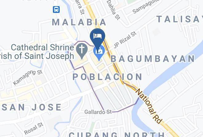 Bataan - The Plaza Hotel Balanga City Maps