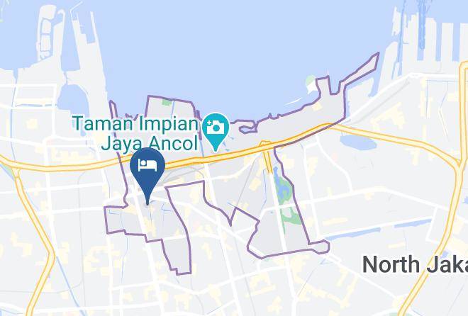 West Jakarta - The Plaza Hotel Glodok Maps