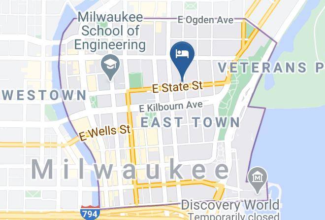 Milwaukee - The Plaza Hotel Milwaukee Maps