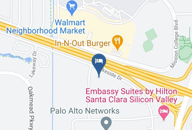 Santa Clara - The Plaza Suites Maps