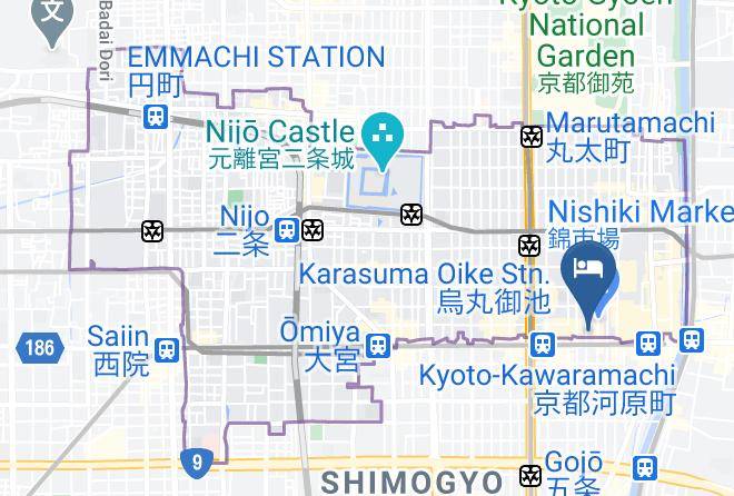 The Pocket Hotel Kyoto Shijokarasuma Map