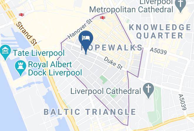 Liverpool - The Podworks Hotel Maps