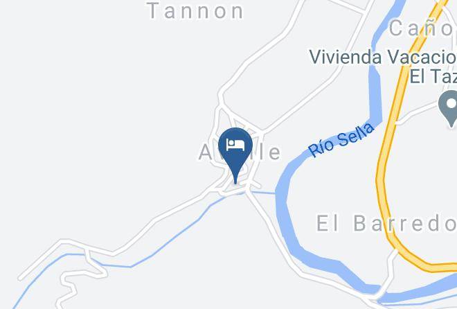 La Pontiga De Avalle Map