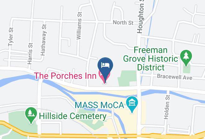 Berkshire - The Porches Inn At Mass Moca Maps