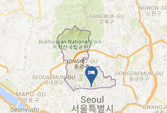 Jongnogu - The Post Hotel Maps