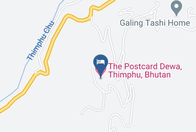 Paro - The Postcard Dewa Thimphu Bhutan Maps
