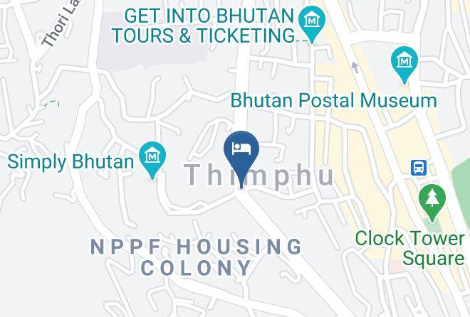 Thimphu - The Postcard Dewa Thimphu Maps