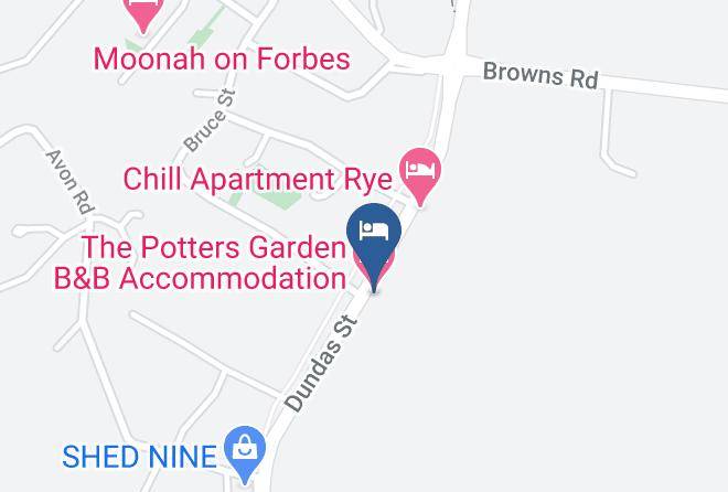 Mornington Peninsula - The Potters Garden B&b Accommodation Maps