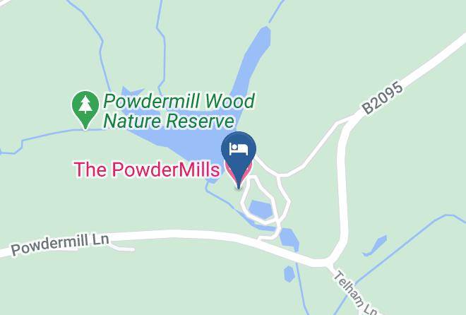 East Sussex - The Powdermills Hotel Maps