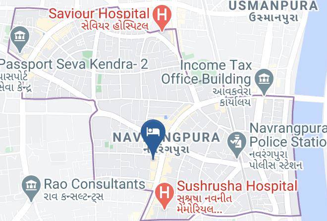 Ahmadabad - The President A Boutique Hotel Maps