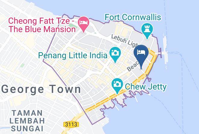 Georgetown - The Prestige Hotel Penang Maps