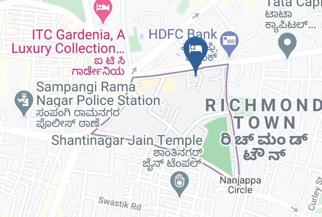 Bengaluru - The Pride Hotel Bangalore Maps