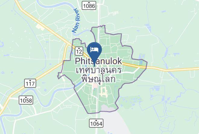 Amphoe Mueang Phitsanulok - The Prince Hotel Maps