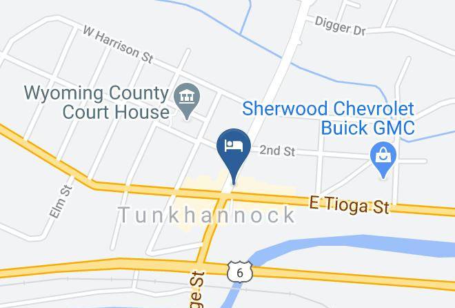 Wyoming - Prince Hotel Tunkhannock Maps