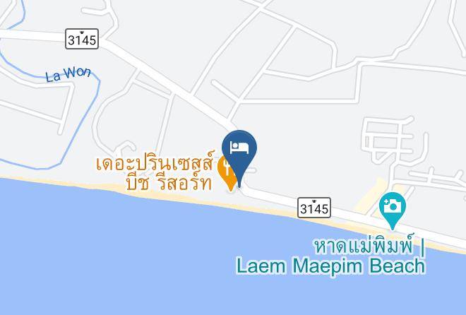 Amphoe Klaeng - The Princess Beach Resort & Spa Hotel Maps