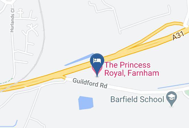Surrey - The Princess Royal Farnham Maps