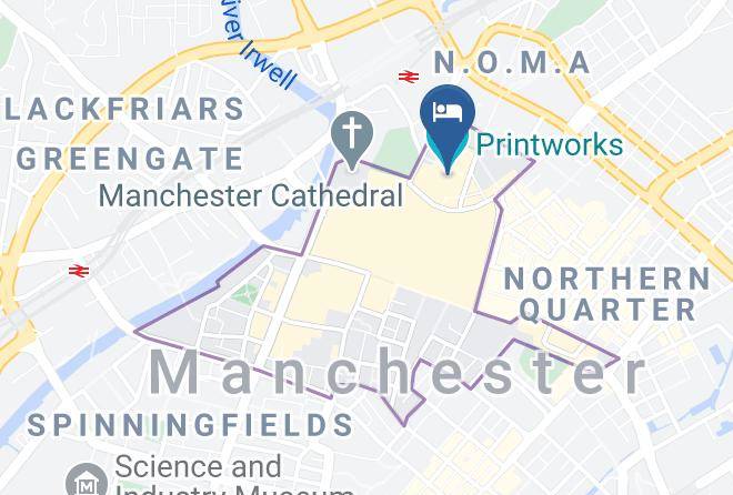 Greater Manchester - Printworks Maps