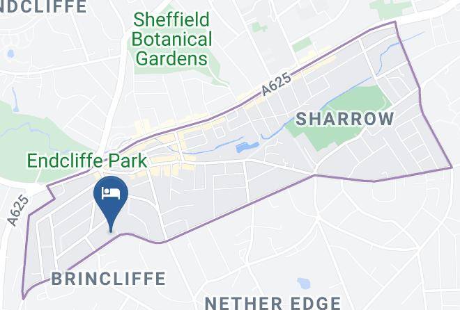 Sheffield - The Psalter Hotel & Bar Maps