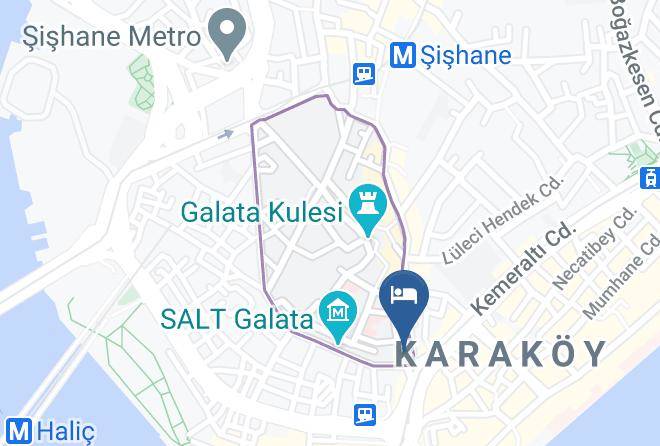 Beyoglu - The Purl Boutique Hotel Maps