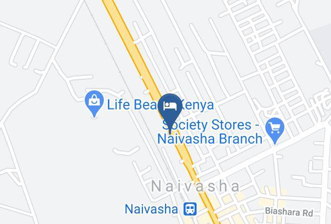 Nakuru - The Pyramid Restaurant Maps