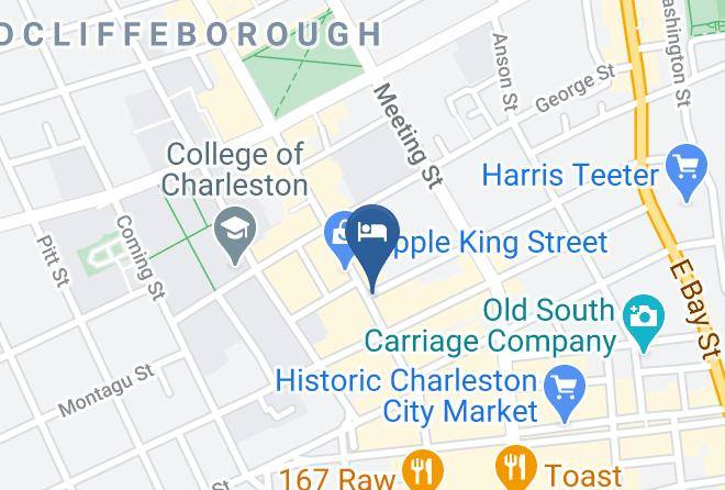Charleston - The Quarters On King Maps