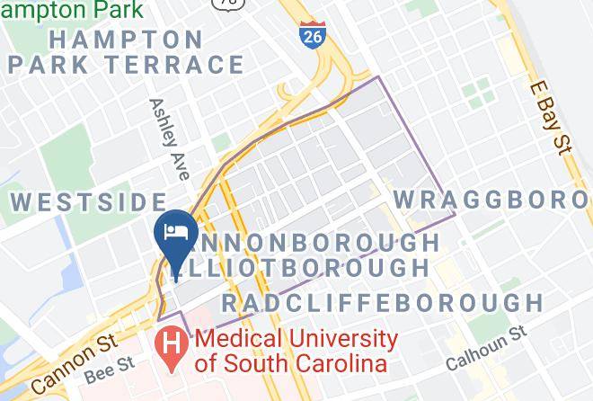 Charleston - The Quarters On Spring Maps
