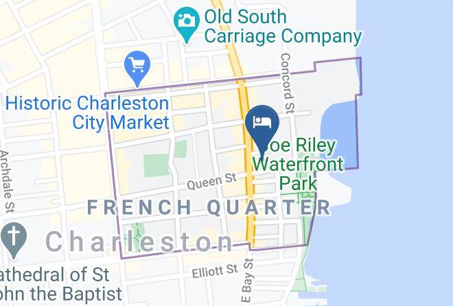 Charleston - The Quarters On Vendue Maps