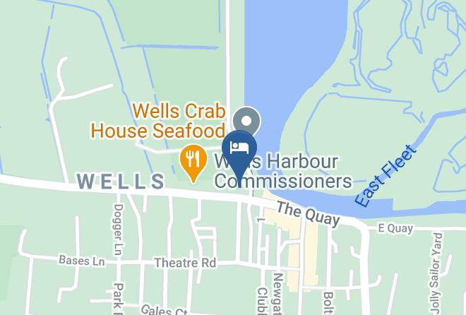 The Quay B&b Wells Map