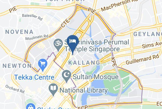 Kallang - Aqueen Prestige Hotel Lavender Maps