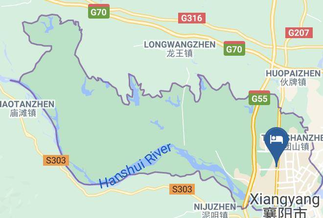 Xiangyang - The Qube Hotel Xiangyang Maps