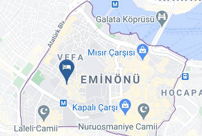 Fatih - The Queen Hotel Maps