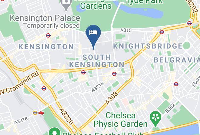 London - The Queen's Gate Hotel Maps