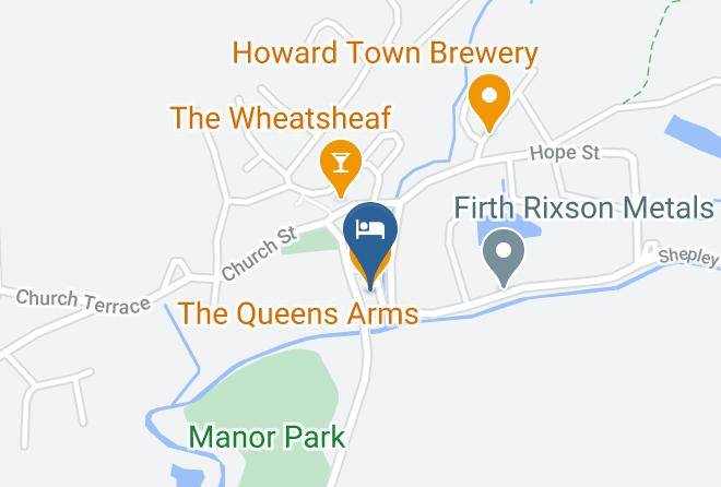 The Queens Arms Map