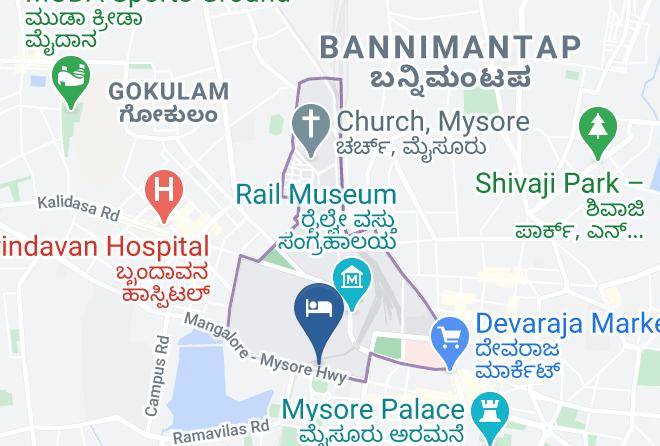 Mysore - The Quorum Hotel Maps
