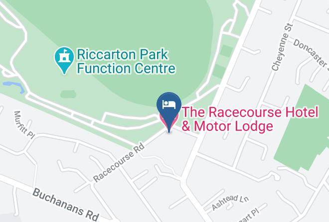 Christchurch - The Racecourse Hotel & Motor Lodge Maps